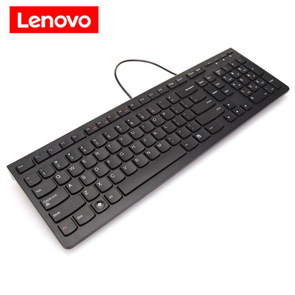联想K5819黑/白有线键盘